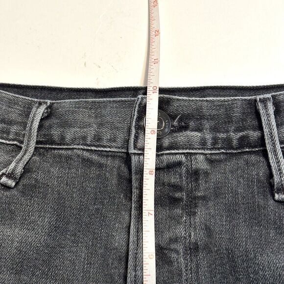 Earnest Sewn Jeans Men's Size 33 X 27 Grey Black Denim Straight Leg Fulton 402 - Picture 9 of 16